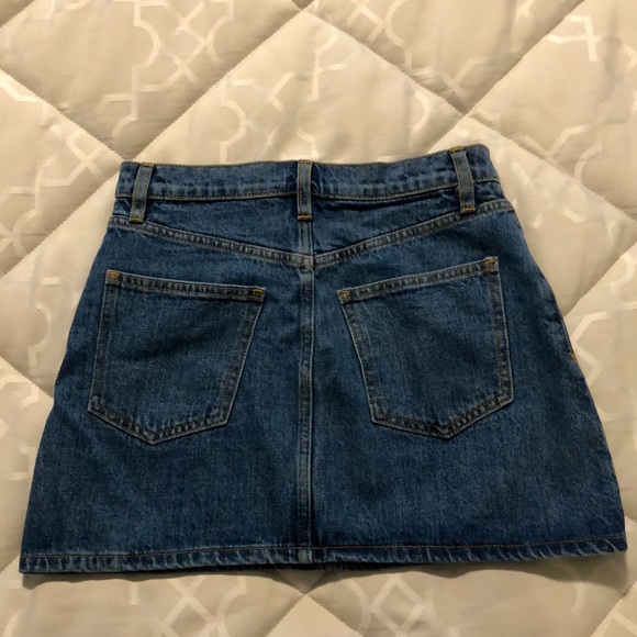 Little Moon/Aritzia Mini Denim Skirt - Picture 2 of 2